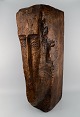 Amedeo Clemente Modigliani (1884–1920) d´après. "Cariatide". Large bronze 
sculpture in solid brown patinated bronze. Bronze foundry: Ebano, Spain. Limited 
edition 8/48. Heavy bronze sculpture in high quality. Late 20th century.
