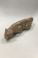 Royal Copenhagen Figurine Crawling Leopard No 472