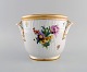 Royal Copenhagen Saxon Flower wine cooler in hand-painted porcelain. Flowers and 
gold decoration. Model number 4/1703. Early 20th century.
