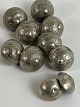 Quirky Sundays Antik & Vintage presents: Collection of 10 antique metal buttons, presumably silver in a lower ...