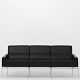 Roxy Klassik presents: Arne JacobsenModel AJ 3303 - Reupholstered 3 seater 'Airport Sofa' in black ...