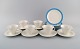 Inkeri Leivo (1944-2010) for Arabia. Harlekin kaffeservice i porcelæn til seks 
personer. 1970