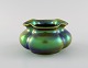 Zsolnay vase in glazed ceramics. Beautiful eosin glaze. 1970s / 80s.
