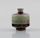 Berndt Friberg (1899-1981) for Gustavsberg Studiohand. Miniature vase i glaseret 
keramik. Smuk Aniara glasur. 1970