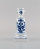Antique Meissen Blue Onion candle holder in hand-painted porcelain. Approx. 
1900.
