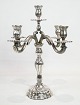 Osted Antik & Design presents: Candelabra, 5 arms, Silver Plated Brass, 1930s.Great condition