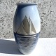 Bing&GrøndahlVaseMed sejlskib#8554 / 247*700kr