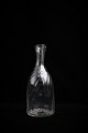 K&Co. presents: Swedish 1800 century mouth blown water carafe in twisted glass.H:25cm. Dia.:10cm.