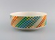 Gallo Design, Germany. Large Pamplona porcelain bowl. Colorful decoration. Late 
20th century.
