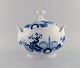 Meissen Blå Orkidé. Art deco suppeterrin i håndmalet porcelæn. Midt 1900-tallet.

