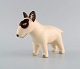 Lisa Larson for Gustavsberg. English bull terrier in glazed stoneware. Late 20th 
century.

