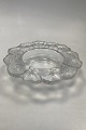 Rene Lalique French Glass bowl with Frosted Flower decoration