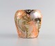 Arabia, Finland. Art deco vase in glazed faience. Beautiful marbled glaze. 
1920/30s.
