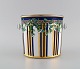 Gianni Versace for Rosenthal. Wild Flora porcelain wine cooler with flowers and 
gold decoration. Late 20th century.
