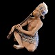 Dahl Jensen; Porcelain figurine of "oriental flautist" #1153