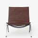 Roxy Klassik 
presents: 
Poul 
Kjærholm / E. 
Kold 
Christensen
PK 22 - Easy 
chair in brown 
leather with 
chromed ...