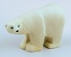 Lisa Larson for Gustavsberg. Polar bear in glazed stoneware.