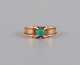Gold ring, 1920s/30s, Scandinavian goldsmith, marked with the goldsmith