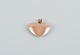Scandinavian goldsmith, pendant in the shape of a heart.
Marked with the goldsmith