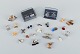 A large collection of Scandinavian cufflinks in gilded metal, sterling silver 
and more.
