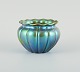 Zsolnay, Hungary, glazed ceramic vase with beautiful eosin glaze.