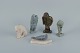 Greenlandica, five figures. Polar bear, seal and three Inuits.