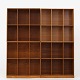 Roxy Klassik presents: Set of four bookcases in patinated, solid elm on two bases.Please note that the images ...