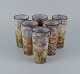 Alexandre Kostanda (1921-2007) for Vallauris.
A set of six unique cups in ceramic. Glaze in earth tones.