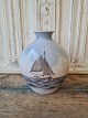 B&G vase dekoreret med sejlbåd no. 8779 - 506