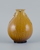 Svend Hammershøi for Kähler, ceramic vase in uran yellow glaze.