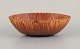 Carl Harry Ståhlane (1920-1990) for Rörstrand, ceramic bowl in brown glaze.