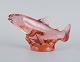 Paul Hoff for Swedish Glass / Kosta Boda.
Large fish in salmon colored art glass.