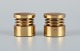 Hans Agne Jakobsson, Sweden, a pair of small brass candlesticks.
Swedish industrial design.