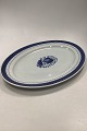 Royal Copenhagen / Aluminia Blue Tranquebar Oval Serving Tray No 931