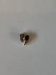 Heart pendant in 14 Karat gold and white gold Brillant