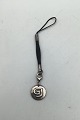 Georg Jensen Sterling Silver Keyring with Pendant No. 8