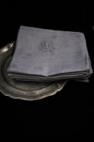 item no: 12 stk.servietter grå 84x71cm.
