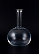 Ole Palsby for Georg Jensen, wine decanter in clear glass and sterling silver.