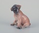Royal Copenhagen, porcelain figurine of a boxer puppy.