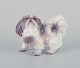 Dahl Jensen, porcelain figurine of a Pekingese dog.