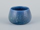 Carl Harry Stålhane (1920-1990) for Rörstrand, miniature bowl with glaze in 
blue-green tones.