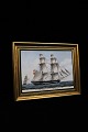 Bing & Grondahl Ship portraits drawn by Jacob Petersen 1774-1855 
on porcelain...