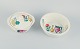 Villeroy & Boch, Luxembourg, two pieces of "Primabella" stoneware, including a 
lidded bowl and a bowl with various vegetable motifs.