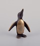 L'Art presents: Walter Bosse, Austria. Miniature. Standing baby penguin in bronze.