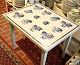Aluminia Faience Tranquebar Tile Table 59 cm high 56 x 71.5 cm 
