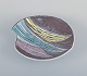 Mari Simmulson for Upsala Ekeby, Sweden, ceramic bowl in modernist style with 
abstract motif.