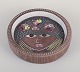 Mari Simmulson for Upsala Ekeby, Sweden. Round ceramic bowl with motif of a 
woman