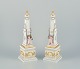 L'Art presents: 
Royal 
Copenhagen 
Flora Danica, a 
pair of 
obelisks for 
table 
decoration.
Putti 
surrounded by 
...