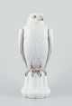 Dahl Jensen for Bing & Grøndahl. Large and impressive porcelain figurine of an 
Icelandic falcon.