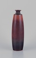 Carl Harry Stålhane (1920-1990) for Rörstrand. Ceramic vase with glaze in brown 
shades.